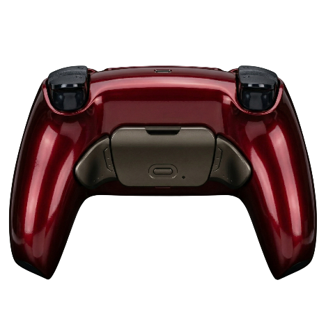 Back paddle finish, red